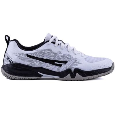 QUIVE Men's Rp24 Badminton Shoes Multi-sport Court Trainers in White Size: 9 White 9 QUIVE Men's Rp24 Badminton Shoes Multi-sport Court Trainers in White Size: 9 White 9