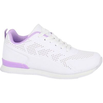 Dek Lilac/White Lace-Up Bowling Shoes - Bowling Shoes Dek Lilac/White Lace-Up Bowling Shoes - Bowling Shoes