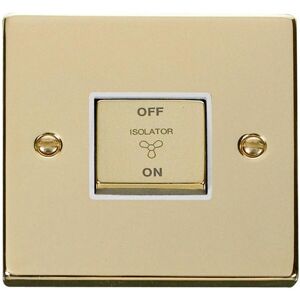 SE Home Polished Brass 10A 1 Gang Ingot 3 Pole Fan Isolation Switch in Gold Gold SE Home Polished Brass 10A 1 Gang Ingot 3 Pole Fan Isolation Switch in Gold Gold