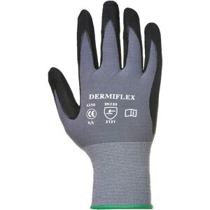 Portwest Dermiflex Safety Work Gloves Pack of 2 in Black Size: XL Black XL Portwest Dermiflex Safety Work Gloves Pack of 2 in Black Size: XL Black XL