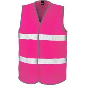 Result Core Enhanced Vis Vest in Pink Size: Large Pink L Result Core Enhanced Vis Vest in Pink Size: Large Pink L