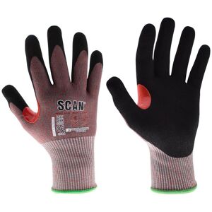 Scan Nitrile Palm Cut F Gloves Size: Medium Multicolor M Scan Nitrile Palm Cut F Gloves Size: Medium Multicolor M