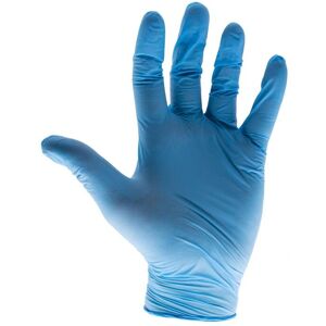 Scan Nitrile Disposable Gloves, Blue Size: Large Multicolor L Scan Nitrile Disposable Gloves, Blue Size: Large Multicolor L