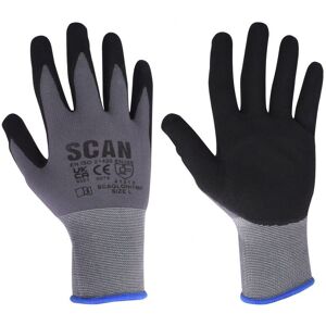Scan Breathable Microfoam Nitrile Gloves Size: Large Multicolor L Scan Breathable Microfoam Nitrile Gloves Size: Large Multicolor L