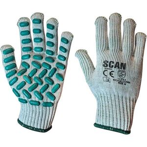 Scan Vibration Resistant Latex Foam Gloves Size: Medium Multicolor M Scan Vibration Resistant Latex Foam Gloves Size: Medium Multicolor M