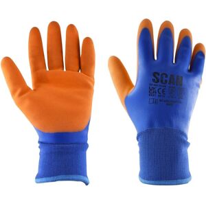 Scan Thermal Waterproof Latex Coated Gloves Size: XL Multicolor XL Scan Thermal Waterproof Latex Coated Gloves Size: XL Multicolor XL