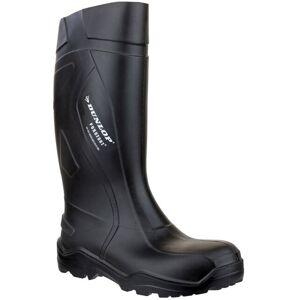 Dunlop 'Purofort+' Safety Wellington Boots in Black Size: 13 Black 13 Dunlop 'Purofort+' Safety Wellington Boots in Black Size: 13 Black 13