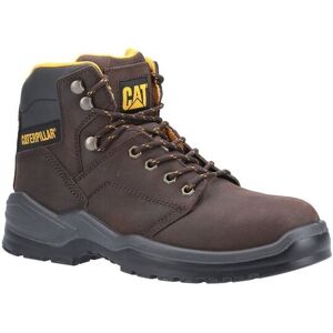 Caterpillar Men's 'Striver' Water Resistant Leather Safety Boots in Brown Size: 7 Brown 7 Caterpillar Men's 'Striver' Water Resistant Leather Safety Boots in Brown Size: 7 Brown 7