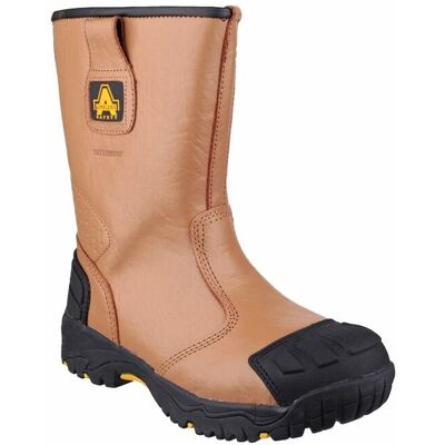 Amblers Men's 'FS143' Riggers Safety Boots in Tan Size: 11 Tan 11 Amblers Men's 'FS143' Riggers Safety Boots in Tan Size: 11 Tan 11