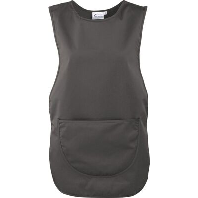 Premier Ladies/Womens Dark Grey Pocket Tabard - Workwear Premier Ladies/Womens Dark Grey Pocket Tabard - Workwear