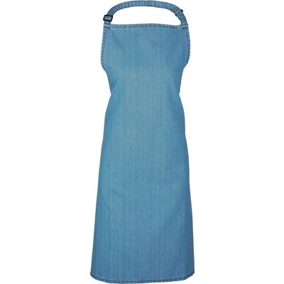 Premier Colours Bib Apron - Blue Denim - One Size - Bib Apron Premier Colours Bib Apron - Blue Denim - One Size - Bib Apron