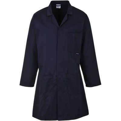 Portwest Lab Coat in Navy Size: Large Navy L Portwest Lab Coat in Navy Size: Large Navy L
