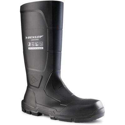 Dunlop Men's 'JobGUARD Full Safety' Wellingtons in Black Size: 7 Black 7 Dunlop Men's 'JobGUARD Full Safety' Wellingtons in Black Size: 7 Black 7