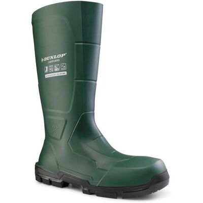 Dunlop Men's 'JobGUARD Full Safety' Wellingtons in Green Size: 14 Green 14 Dunlop Men's 'JobGUARD Full Safety' Wellingtons in Green Size: 14 Green 14