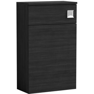 Balterley Contemporary Compact WC Toilet Unit 500mm - Charcoal in Black Black Balterley Contemporary Compact WC Toilet Unit 500mm - Charcoal in Black Black