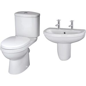 Balterley Vito Bathroom Round Ceramic Bundle - Toilet Set Balterley Vito Bathroom Round Ceramic Bundle - Toilet Set