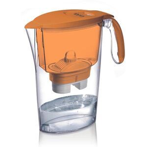 LAICA Water Filter Jug, Clear Line 2.3L & 1 x 30 Day Bi-Flux Cartridge, Orange