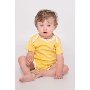 Luca and Rosa Little Ducks Pack of 2 Baby Vests in Organic Cotton