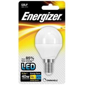 Energizer LED Golf 6.2w 470lm Light Bulb E14 Warm White