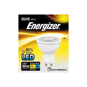 Energizer LED GU10 5.8w 560lm Light Bulb Cap Daylight