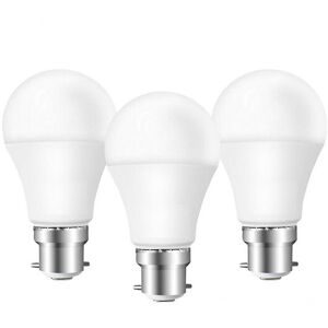 Living and Home 6W LED Ball Bulb B22, 6500K, Pack of 3, Paper Pack in White White Living and Home 6W LED Ball Bulb B22, 6500K, Pack of 3, Paper Pack in White White