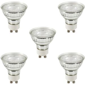 BHS Lighting 5 Pack of 5W Dimmable Natural White GU10 LED Light Bulbs White BHS Lighting 5 Pack of 5W Dimmable Natural White GU10 LED Light Bulbs White