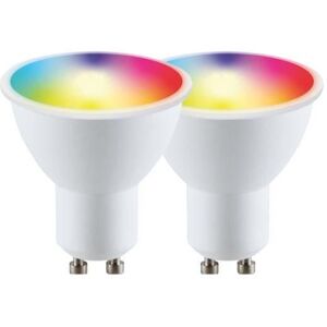 Harper Living Wi-Fi GU10 5.5 Watts LED Smart Bulb, RGB CCT 2700K-6500K, Dimmable, Pack of 2 in White White Harper Living Wi-Fi GU10 5.5 Watts LED Smart Bulb, RGB CCT 2700K-6500K, Dimmable, Pack of 2 in White White