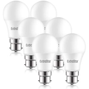 ExtraStar 10W LED Globe Bulb B22 Daylight 6500K pack of 6 in White White ExtraStar 10W LED Globe Bulb B22 Daylight 6500K pack of 6 in White White