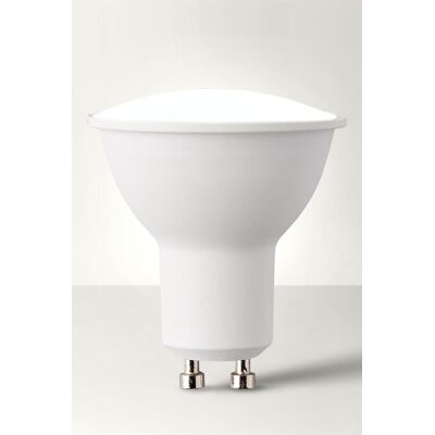 ValueLights GU10 Pack of 6 5W Spotlight Neutral White LED Bulbs White ValueLights GU10 Pack of 6 5W Spotlight Neutral White LED Bulbs White