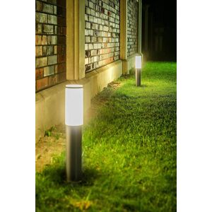 CGC Lighting 'Aster' Stainless Steel Outdoor 45cm Post Light