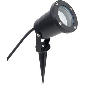 ValueLights Derwent Set of 2 Black Outdoor Ground Spike Light Black ValueLights Derwent Set of 2 Black Outdoor Ground Spike Light Black