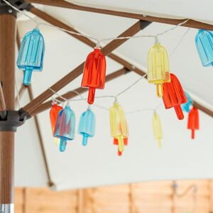 ValueLights Set of 20 Multi Coloured Ice Lolly Outdoor Garden Solar String Lights Multicolor ValueLights Set of 20 Multi Coloured Ice Lolly Outdoor Garden Solar String Lights Multicolor