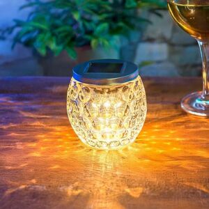 Garden Greatness Solar Firefly Hanging Glass Lantern Outdoor Garden Light in Clear Size: 1 Pack Clear 1 Pack Garden Greatness Solar Firefly Hanging Glass Lantern Outdoor Garden Light in Clear Size: 1 Pack Clear 1 Pack