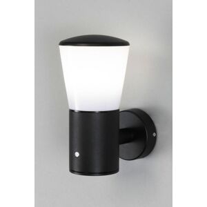 BHS Lighting Shem Outdoor Wall Light with Sensor in Black Black BHS Lighting Shem Outdoor Wall Light with Sensor in Black Black