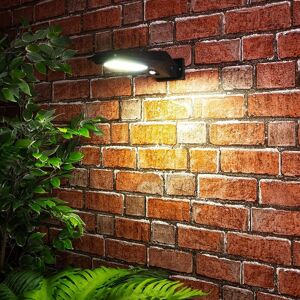 mysmartbuy Solar Powered PIR Motion Sensor Street Lamp Style Wall Security Light - 186 Lumen Outdoor Garden Wall Lighting with 3m Detection in Black Black mysmartbuy Solar Powered PIR Motion Sensor Street Lamp Style Wall Security Light - 186 Lumen Outdoor Garden Wall Lighting with 3m Detection in Black Black