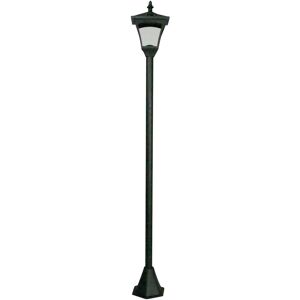 mysmartbuy Solar Powered Height Adjustable Casablanca Lamp Post - 10 Lumen Weather & UV Resistant Outdoor Garden LED Light - H126.5 x 15cm Black 126.5 x 15 cm mysmartbuy Solar Powered Height Adjustable Casablanca Lamp Post - 10 Lumen Weather & UV Resistant Outdoor Garden LED Light - H126.5 x 15cm Black 126.5 x 15 cm