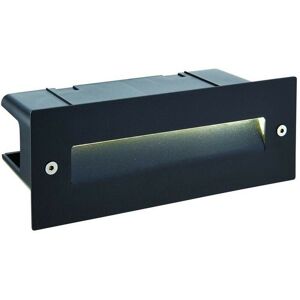 Loops IP44 LED Full Brick Light Textured Black & Angled Down Guide 2W Cool White Black Loops IP44 LED Full Brick Light Textured Black & Angled Down Guide 2W Cool White Black