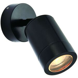 Loops Satin Black GU10 Dimmable Outdoor Spotlight - Spotlights Loops Satin Black GU10 Dimmable Outdoor Spotlight - Spotlights