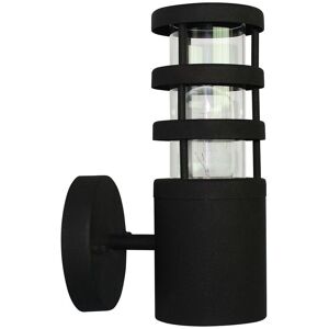 Loops Outdoor IP44 Wall Light Sconce 304 SS Black LED E27 60W Bulb External d01546 Black Loops Outdoor IP44 Wall Light Sconce 304 SS Black LED E27 60W Bulb External d01546 Black