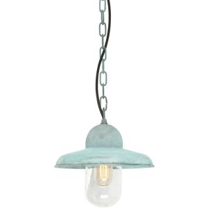 Loops Outdoor IP44 1 Bulb Chain Lantern Verdigris LED E27 100W Bulb Hanging Light Multicolor Loops Outdoor IP44 1 Bulb Chain Lantern Verdigris LED E27 100W Bulb Hanging Light Multicolor