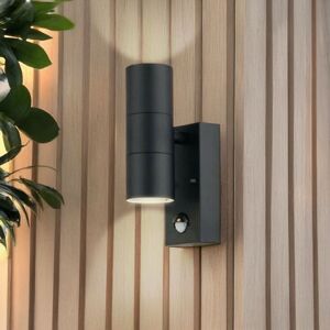 First Choice Lighting Blaze - Black Outdoor Up Down Motion Sensor Wall Light Black First Choice Lighting Blaze - Black Outdoor Up Down Motion Sensor Wall Light Black