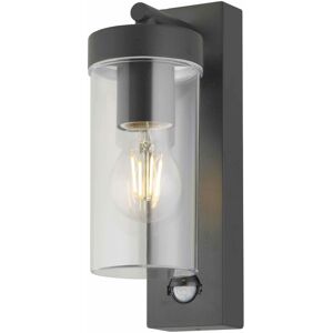 First Choice Lighting Hadron - Black Motion Sensor Outdoor Wall Light Black First Choice Lighting Hadron - Black Motion Sensor Outdoor Wall Light Black
