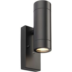 First Choice Lighting Blaze - Black Outdoor Up Down Photocell Sensor Wall Light Black First Choice Lighting Blaze - Black Outdoor Up Down Photocell Sensor Wall Light Black