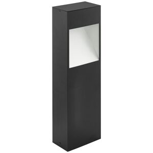 Loops IP44 Outdoor Pedestal Light Anthracite & White Square Post 10W Built in LED - Outdoor Floor Light Loops IP44 Outdoor Pedestal Light Anthracite & White Square Post 10W Built in LED - Outdoor Floor Light