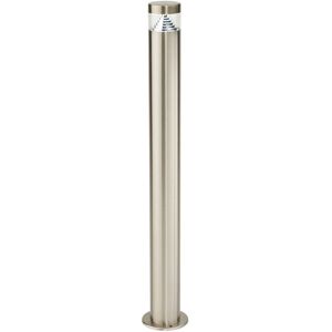 Loops Stepped Outdoor Bollard Light - 3.3W LED Module - 800mm Height - Stainless Steel in Metallics Metallics Loops Stepped Outdoor Bollard Light - 3.3W LED Module - 800mm Height - Stainless Steel in Metallics Metallics