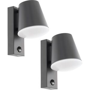 Philips Model 2 Pack Wall Light - Outdoor IP44 Modern Anthracite Steel 10W E27 Philips Model 2 Pack Wall Light - Outdoor IP44 Modern Anthracite Steel 10W E27