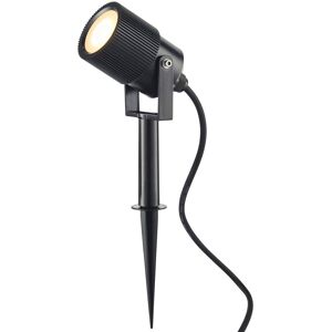 Loops Outdoor IP65 Ground Spike Spotlight - Dimmable 5W GU10 LED - Frosted Glass in Clear Clear Loops Outdoor IP65 Ground Spike Spotlight - Dimmable 5W GU10 LED - Frosted Glass in Clear Clear