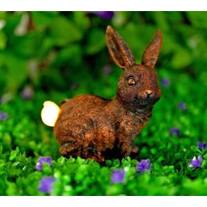 Marco Paul Rabbit Solar Light Ornament LED Tail in Brown Brown Marco Paul Rabbit Solar Light Ornament LED Tail in Brown Brown
