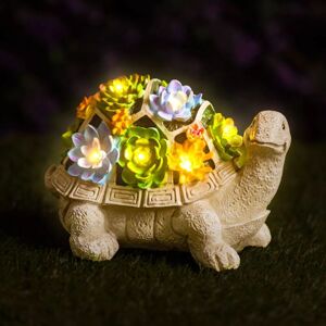 Marco Paul Solar Light Tortoise Garden Ornament LED Multicolor Marco Paul Solar Light Tortoise Garden Ornament LED Multicolor