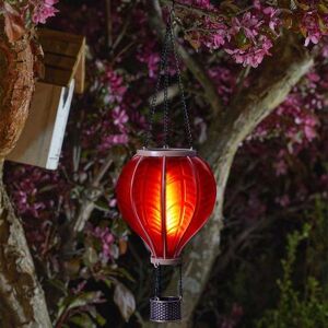 Marco Paul 44cm Red Resin Hot air Balloon Solar Hanging Light Red Marco Paul 44cm Red Resin Hot air Balloon Solar Hanging Light Red